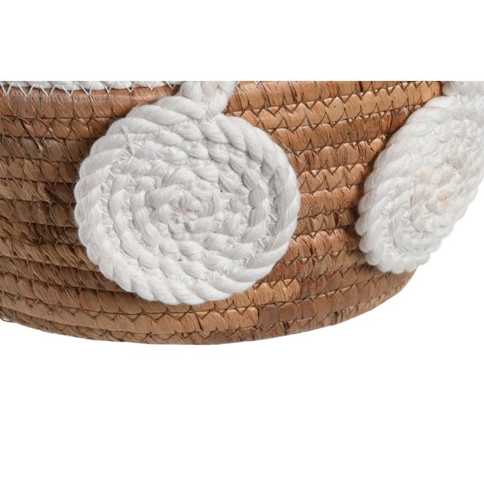 DKD Home Decor Centro Mesa Boho de Seagrass y Cuerda Natural Blanco 29x29x14 cm 2 DKD Home Decor Centro Mesa Boho de Seagrass y Cuerda Natural Blanco 29x29x14 cm 2