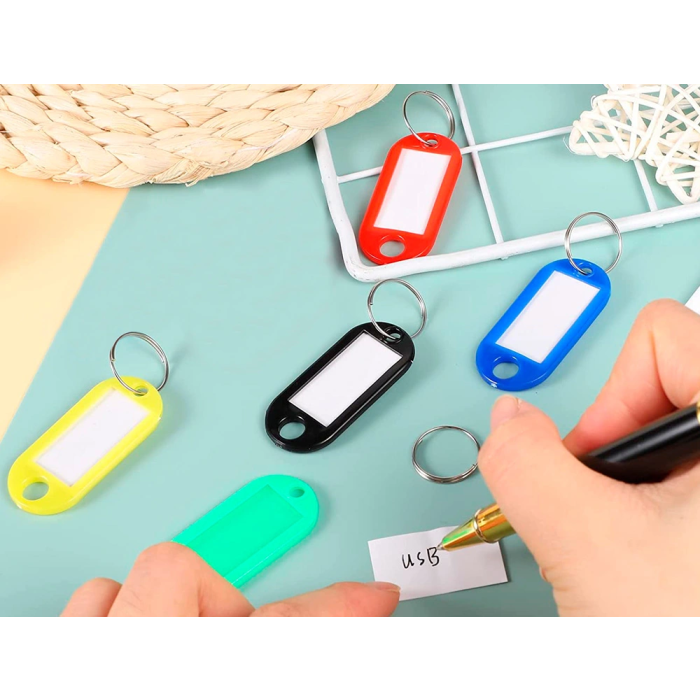 Q-connect Llavero Portaetiquetas Expositor 240 Unidades Colores Surtidos 9