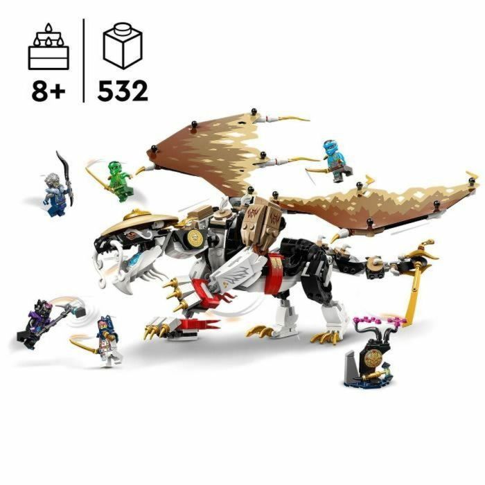 LEGO 71809 NINJAGO Equivale al Maestro Dragón, juguete ninja con 5 minifiguras ninja, incluidos los personajes de Lloyd y Nya 5