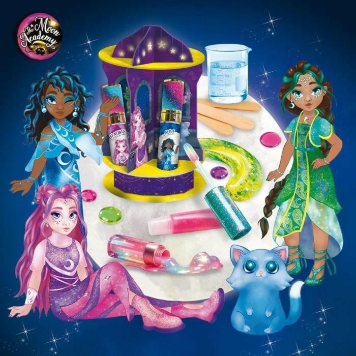 THE MOON ACADEMY LIS8008324110643 - Kit de ocio creativo Brillo de labios con componentes y frascos de brillo de labios 3