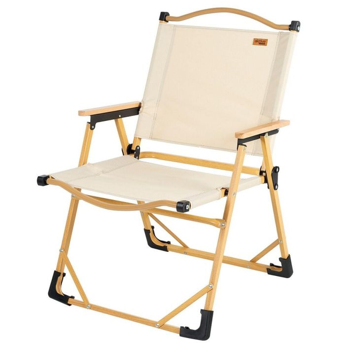 Silla de Camping Plegable Aktive Sabana Tierra 47 x 77 x 51 cm (2 Unidades) 6 Silla de Camping Plegable Aktive Sabana Tierra 47 x 77 x 51 cm (2 Unidades) 6