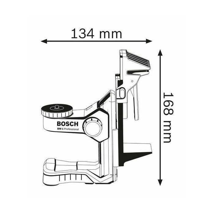 Accesorio de nivelación Bosch Professional BM1, solución universal para todos los láseres de línea - 0601015A01 1