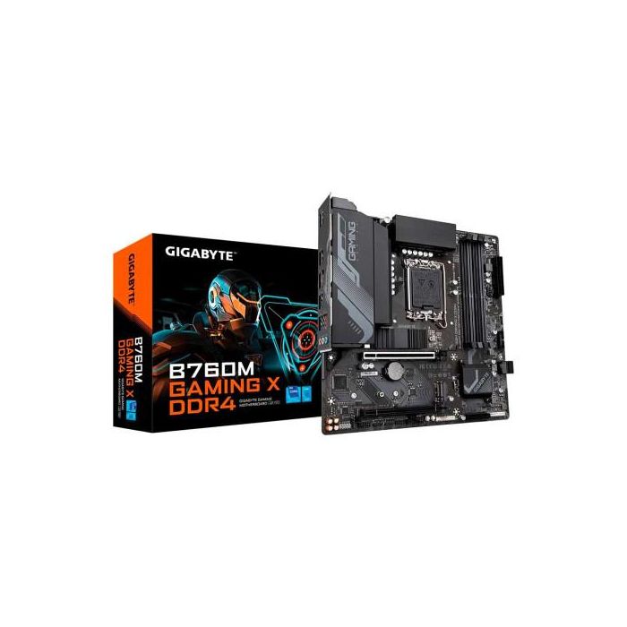 Placa Gigabyte B760M Gaming X Ddr4,Intel,1700,B760,4Ddr4,128Gb,Hdmi+Dp,4Sata+3M.2,3Usb 3.2+Usb-C,2.5Gb,Matx 2 Placa Gigabyte B760M Gaming X Ddr4,Intel,1700,B760,4Ddr4,128Gb,Hdmi+Dp,4Sata+3M.2,3Usb 3.2+Usb-C,2.5Gb,Matx 2