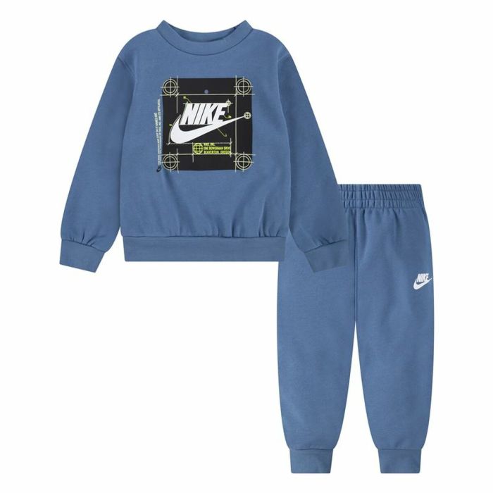 Conjunto Deportivo para Niños Nike Nkb Nsw Future Utility Crew Azul 0