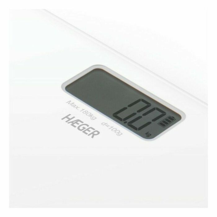 Báscula Digital de Baño Haeger BS-DIG.011A Blanco 180 kg 2 Báscula Digital de Baño Haeger BS-DIG.011A Blanco 180 kg 2