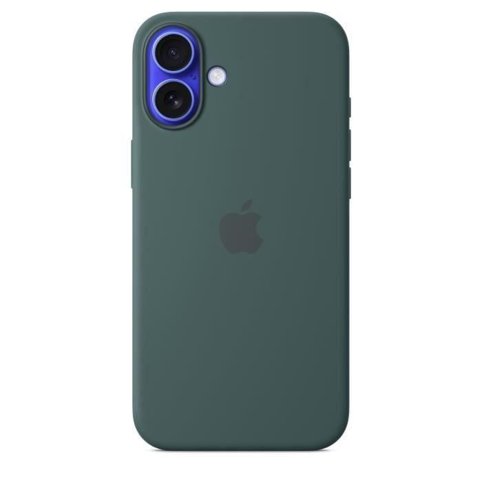 APPLE iPhone 16 Plus - Funda de Silicona con MagSafe - Verde Lago APPLE iPhone 16 Plus - Funda de Silicona con MagSafe - Verde Lago
