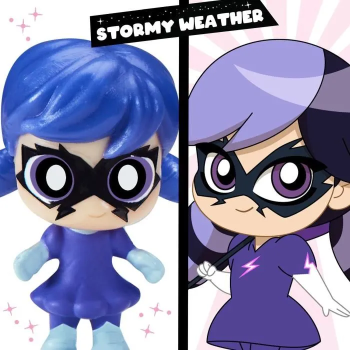 Bandai P50553 Miraculous Ladybug Parque de atracciones Chibi Mini Universe con figuras de Marinette y Climatika Bandai P50553 Miraculous Ladybug Parque de atracciones Chibi Mini Universe con figuras de Marinette y Climatika
