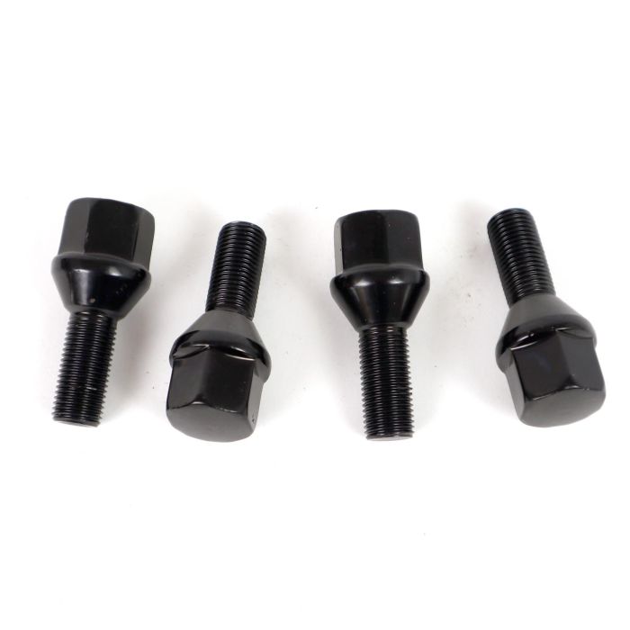 Omp Tornillos de Rueda M12x1.25 Cónicos Largo 28mm Llave 19mm Negro Din 10.9 OMPS09531201 1