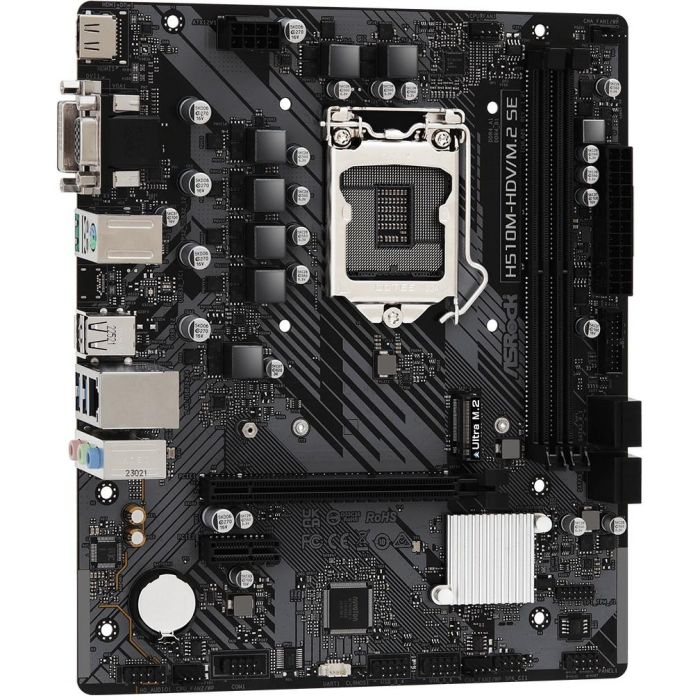 ASRock PLACA ASROCK H510M-HDV/M.2 SE, Intel LGA1200, DDR4, Micro ATX, 90-MXBM00-A0UAYZ 3 ASRock PLACA ASROCK H510M-HDV/M.2 SE, Intel LGA1200, DDR4, Micro ATX, 90-MXBM00-A0UAYZ 3