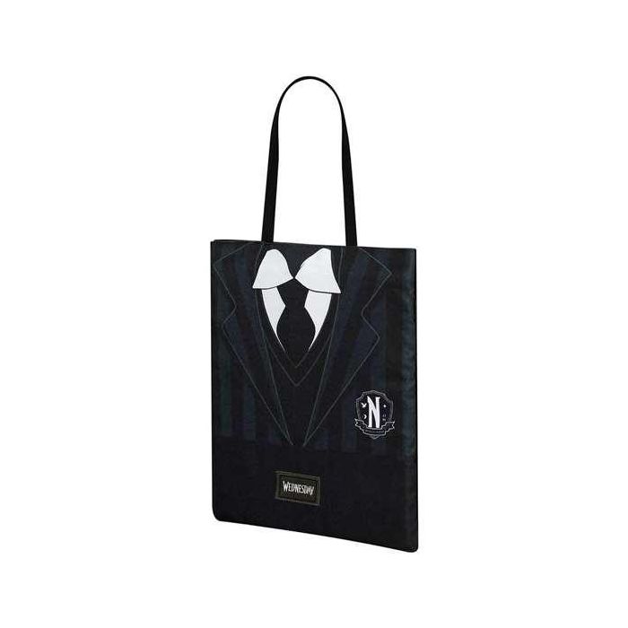 Karactermania Bolsa de la Compra Shopping Miércoles Uniform Algodón 40 x 34 x 1 cm 2 Karactermania Bolsa de la Compra Shopping Miércoles Uniform Algodón 40 x 34 x 1 cm 2