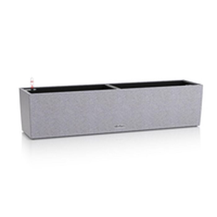 Maceta Lechuza Gris Polipropileno Rectangular 4