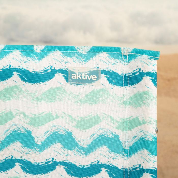 Silla de Playa Aktive 45 x 50 x 50 cm (6 Unidades) 2 Silla de Playa Aktive 45 x 50 x 50 cm (6 Unidades) 2
