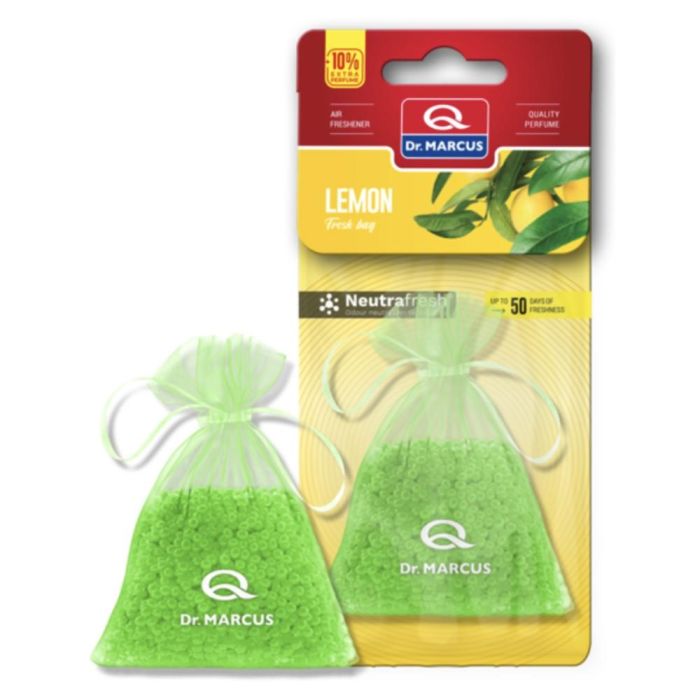 Ambientador para Coche Dr Marcus Fresh Bag Limón Fragancia Bolsita Ambientador para Coche Dr Marcus Fresh Bag Limón Fragancia Bolsita