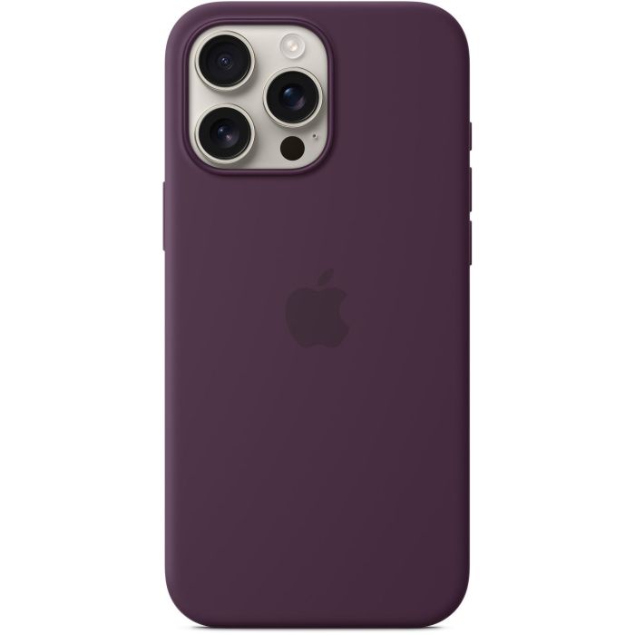 Apple Funda para iPhone 16 Pro Max de Silicona con MagSafe - Ciruela 1