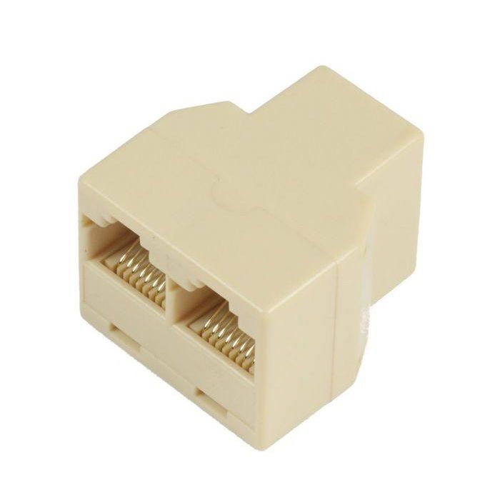 MicroConnect MPK302 Adaptador Y RJ45 a 2xRJ45 Hembra/Hembra Ethernet para dividir una conexión de red