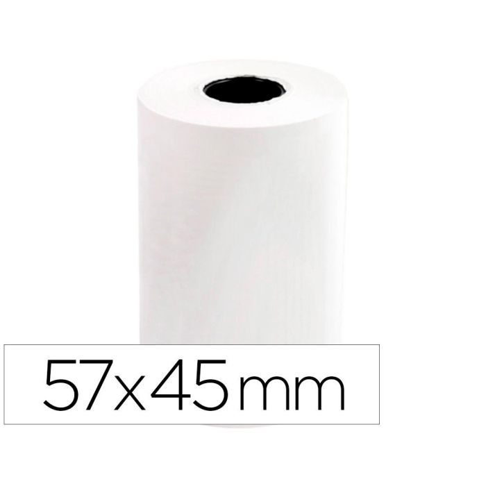 Rollo Sumadora Q-Connect Termico 57x45x11 mm 58 gr Sin Bisfenol A 10 unidades