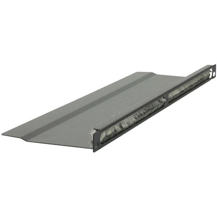 Lanview by Logon 1/2U 19" L BENT, BRUSHED CABLE ORGANIZER PANEL BLACK Lanview by Logon 1/2U 19" L BENT, BRUSHED CABLE ORGANIZER PANEL BLACK