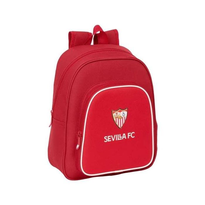 Safta Mochila Infantil Adaptable a Carro Resistente al Agua Sevilla FC 28x34x10 cm