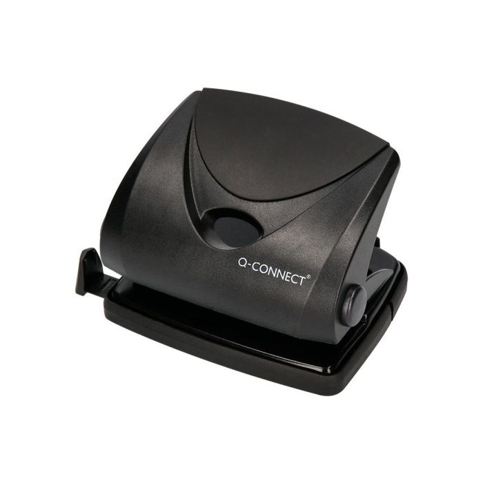 Taladrador Q-Connect Kf01234 Negro Abertura 2 mm Capacidad 20 Hojas 3