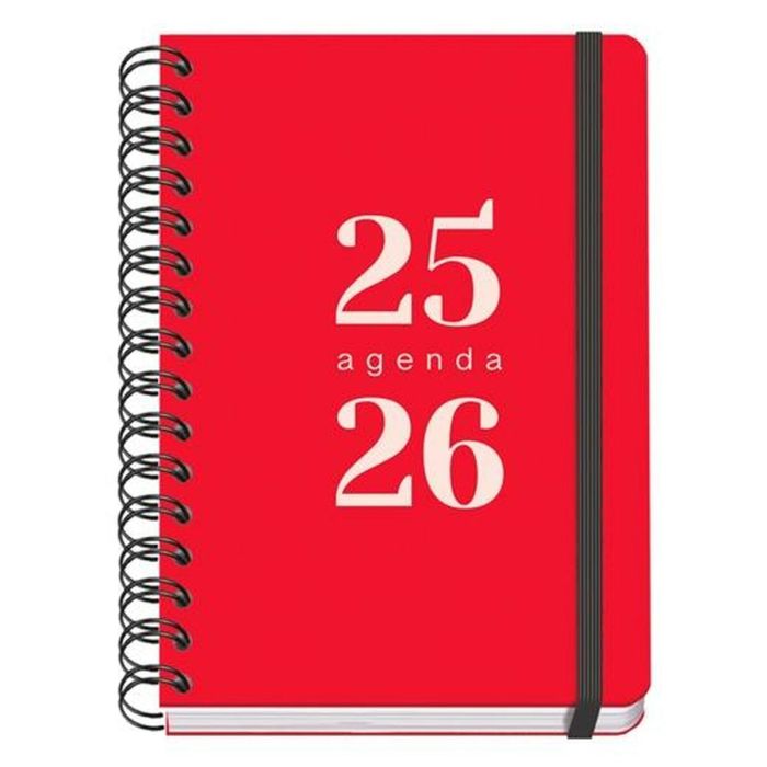 Agenda DOHE GRAMMAR Rojo A5 150 x 210 mm 2025-2026 (20 Unidades) 1 Agenda DOHE GRAMMAR Rojo A5 150 x 210 mm 2025-2026 (20 Unidades) 1