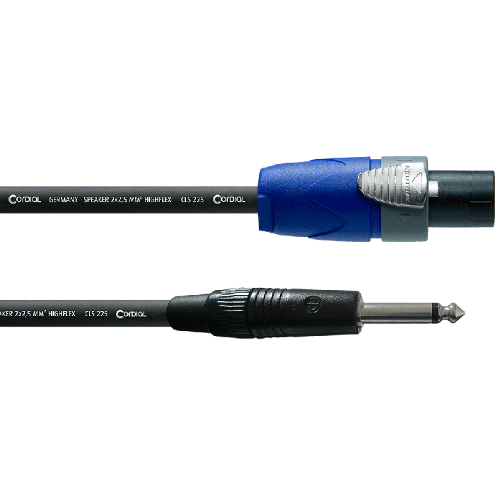 Cable Altavoz Speakon 2 Polos/Jack 5M 0 Cable Altavoz Speakon 2 Polos/Jack 5M 0