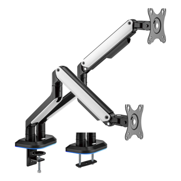 Soporte Gaming para 2 Monitores Aisens DT32TSR-297/ hasta 9kg/ con Iluminación RGB Soporte Gaming para 2 Monitores Aisens DT32TSR-297/ hasta 9kg/ con Iluminación RGB