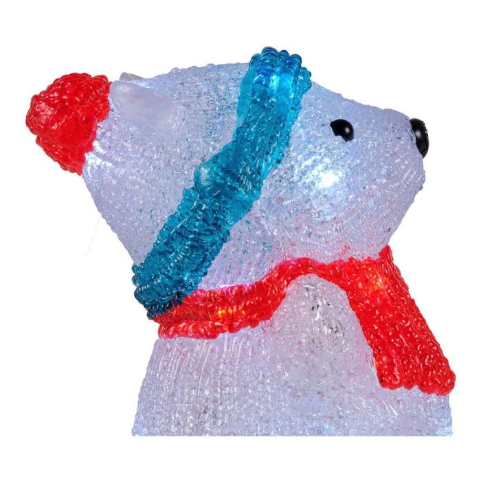 Lumineo Figura acrílica LED para interior 13x10x16cm, 16 LEDs, modelos surtidos (reno, santa, muñeco de nieve, oso) 9