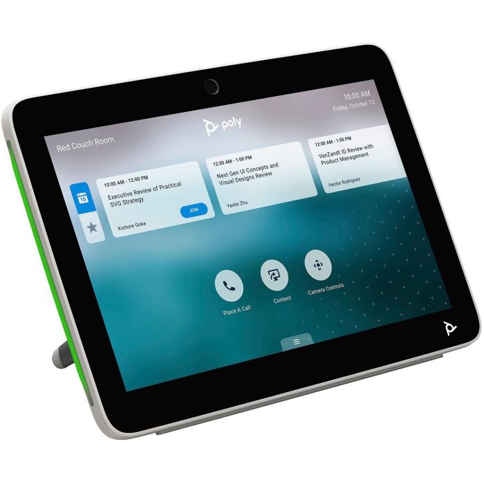 POLY TC10 White Touch Controller - No Radio GSA/TAA