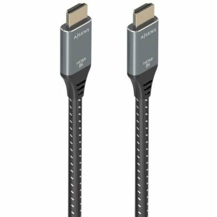 AISENS - CABLE HDMI V2.1 ULTRA ALTA VELOCIDAD / HEC 8K@60HZ 48GBPS, A/M-A/M, GRIS/NEGRO, 10M 14 AISENS - CABLE HDMI V2.1 ULTRA ALTA VELOCIDAD / HEC 8K@60HZ 48GBPS, A/M-A/M, GRIS/NEGRO, 10M 14