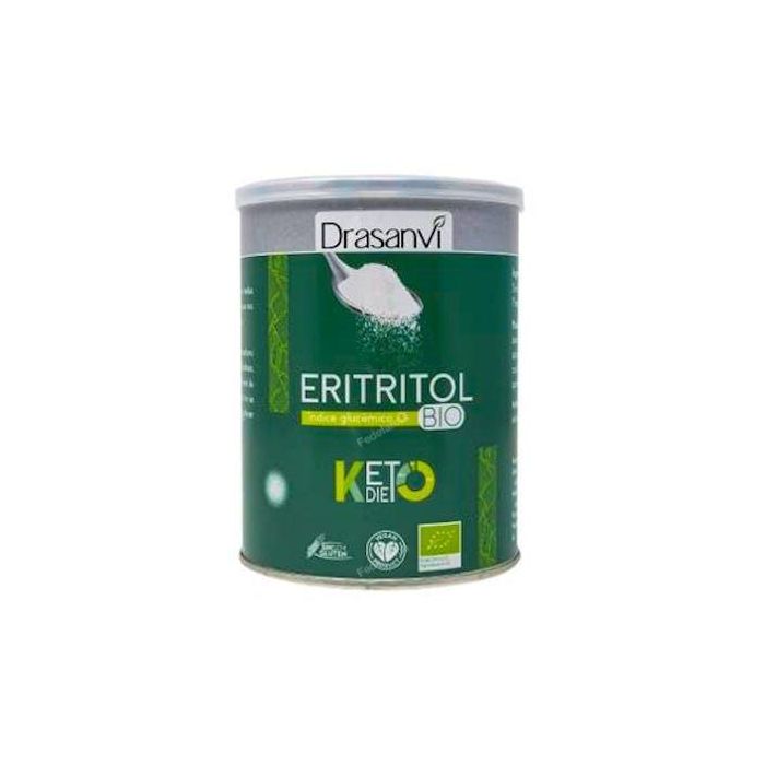 DRASANVI Eritritol en Polvo para Repostería Bio 450g - Edulcorante Natural Keto para Diabéticos y Recetas Horno
