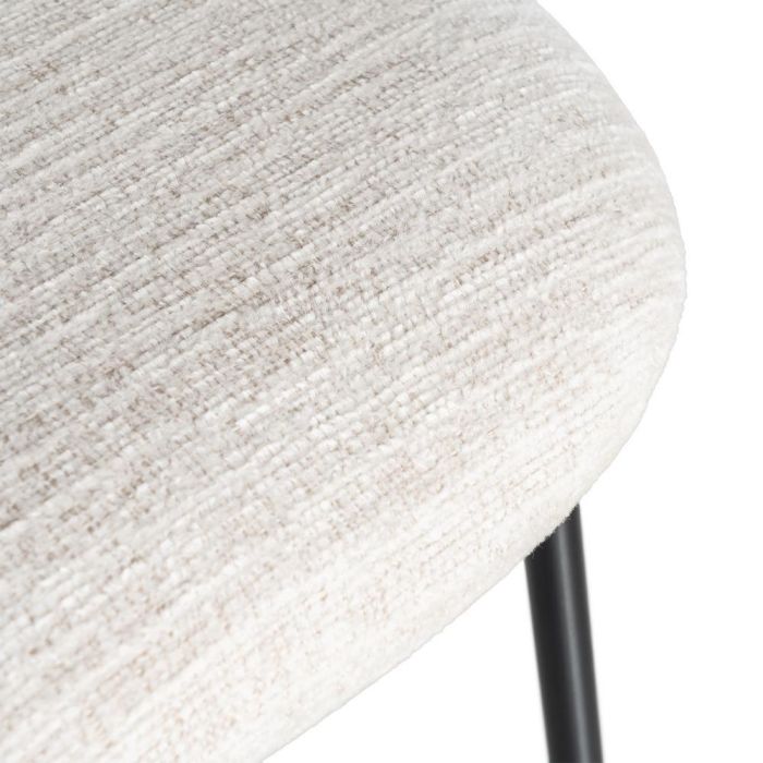 Silla Crema Tejido-Metal Contract 49 X 48 X 80 cm