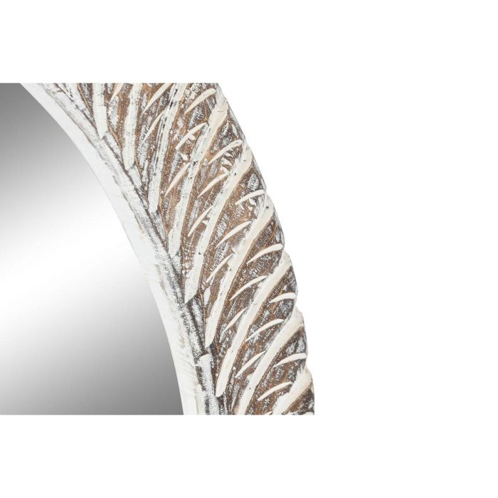 Espejo de pared Home ESPRIT Blanco Marrón Decapé Tallado 75 x 4 x 90 cm 2 Espejo de pared Home ESPRIT Blanco Marrón Decapé Tallado 75 x 4 x 90 cm 2
