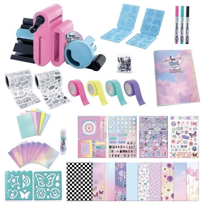 Canal Toys Estudio de Scrapbooking 3 en 1 con más de 150 accesorios para personalizar libreta, cartas y decoración habitación - Edad 3+ años 2 Canal Toys Estudio de Scrapbooking 3 en 1 con más de 150 accesorios para personalizar libreta, cartas y decoración habitación - Edad 3+ años 2