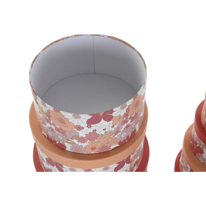 Caja Shabby DKD Home Decor Fucsia Melocoton 37.5 x 18 x 37.5 cm Set de 10 2 Caja Shabby DKD Home Decor Fucsia Melocoton 37.5 x 18 x 37.5 cm Set de 10 2