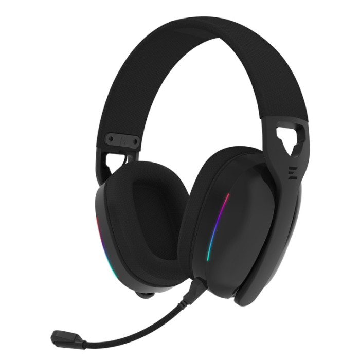Zalman ZM-HPS650W Auriculares Inalámbricos y Alámbricos Bluetooth 5.3 Gaming Gancho de Oreja Negro