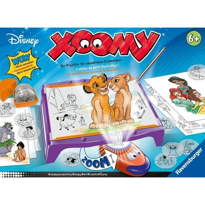 Ravensburger 23946 Xoomy Maxi Disney Timeshares – Mesa de dibujo para actividad creativa infantil (6 años) 4