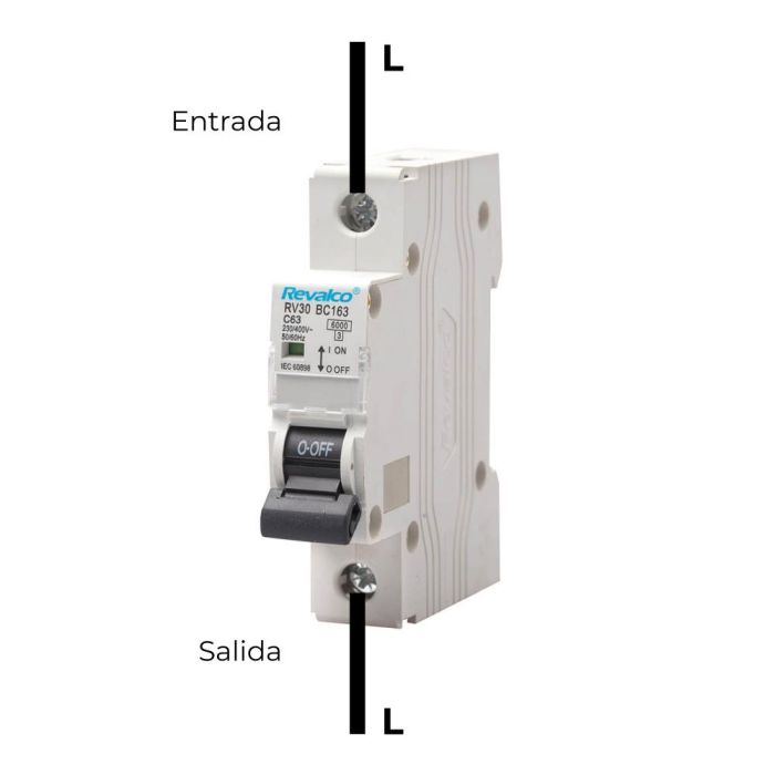 Magnetotermico revalco 1 polo 16a c 6ka resid/terciario 1