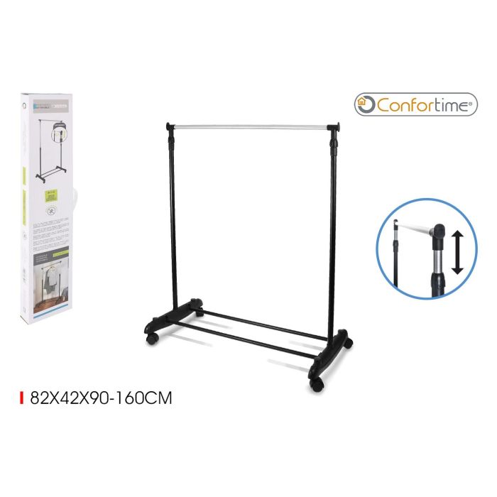 Confortime Perchero Extensible 82 x 42 x 90-160 cm (4 Unidades)