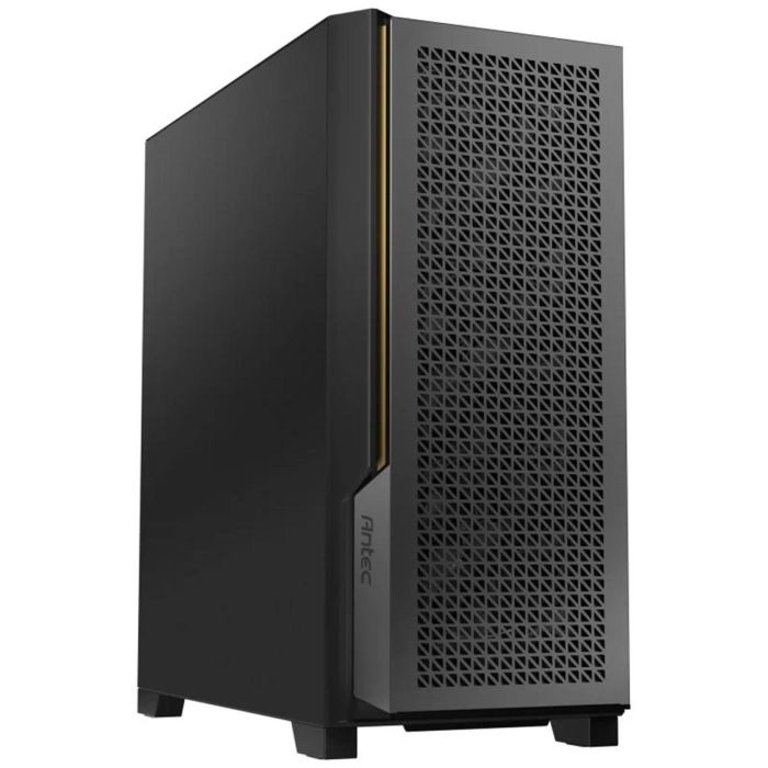 Antec P20CE Caja PC Midi Tower Negra con Panel de Malla, 3 Ventiladores PWM 120mm, USB-C 3.2 Gen 2 y Soporte GPU Vertical
