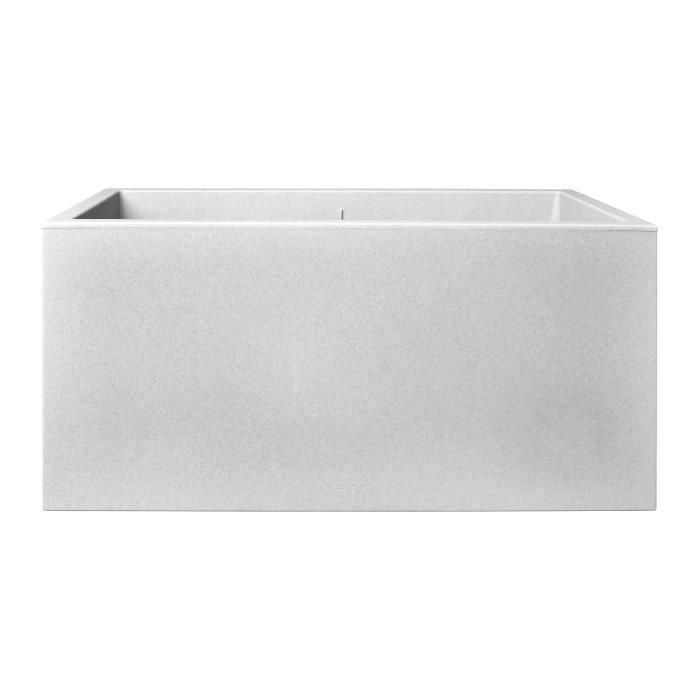 Jardinera Elho Vivo Next Long 80 - Gris - L 78 x B 39 x H 38 cm - interior/exterior - 100% reciclado 1 Jardinera Elho Vivo Next Long 80 - Gris - L 78 x B 39 x H 38 cm - interior/exterior - 100% reciclado 1