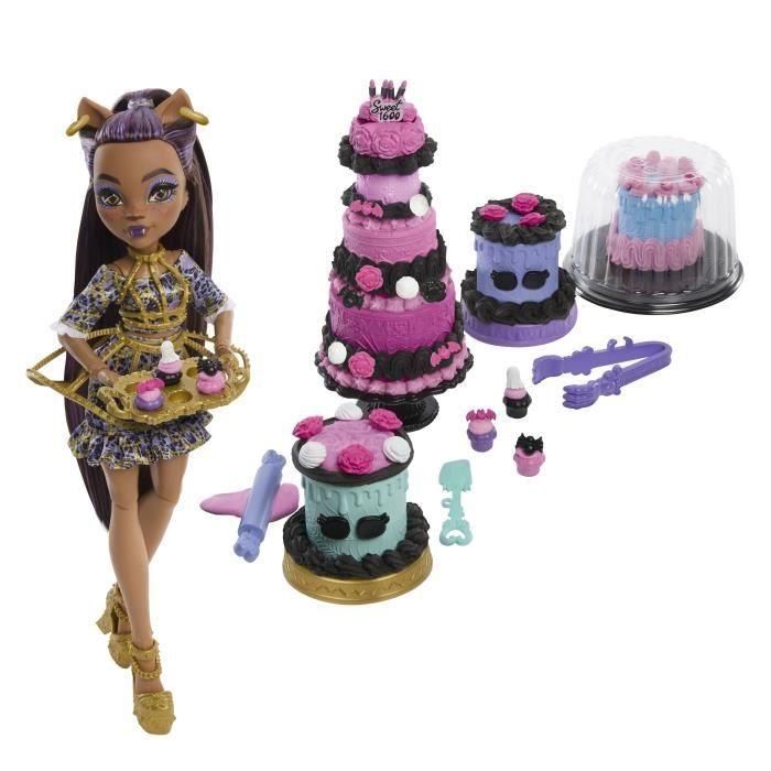 Kit de pastel de cumpleaños de Clawdeen Wolf de Monster High - Monster High - JBG78 4 Kit de pastel de cumpleaños de Clawdeen Wolf de Monster High - Monster High - JBG78 4
