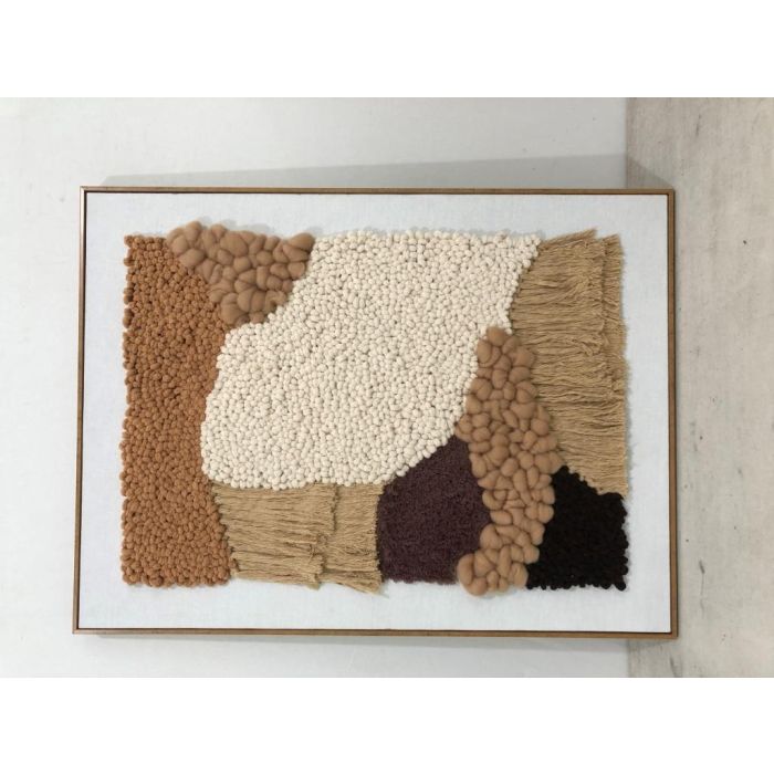 DKD Home Decor Cuadro Moderno Abstracto Rosa Negro Poliester Ps 60 x 3.5 x 80 cm (2 Unidades) 1