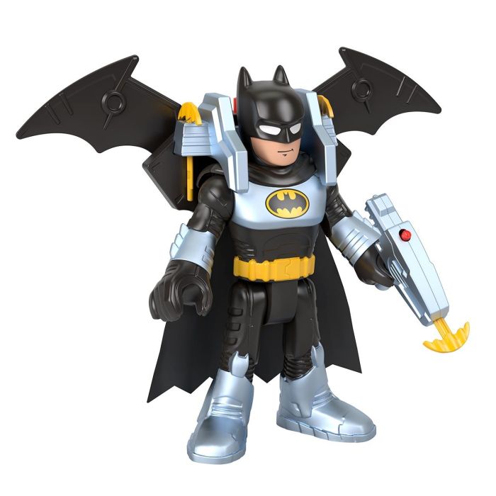 Imaginext Figura Grande Batman C/Batplaneador Hvy12 Mattel