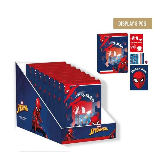 Cuaderno set spiderman 14.5 x 20.0 x 3.0 cm 1 Cuaderno set spiderman 14.5 x 20.0 x 3.0 cm 1