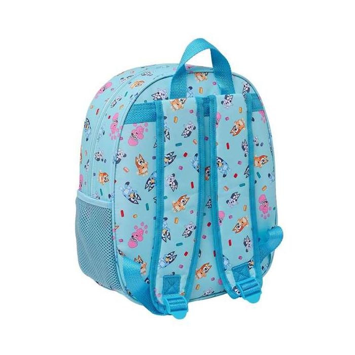 Safta Mochila Escolar 3D Bluey con Carro 330x270x100 mm 1 Safta Mochila Escolar 3D Bluey con Carro 330x270x100 mm 1