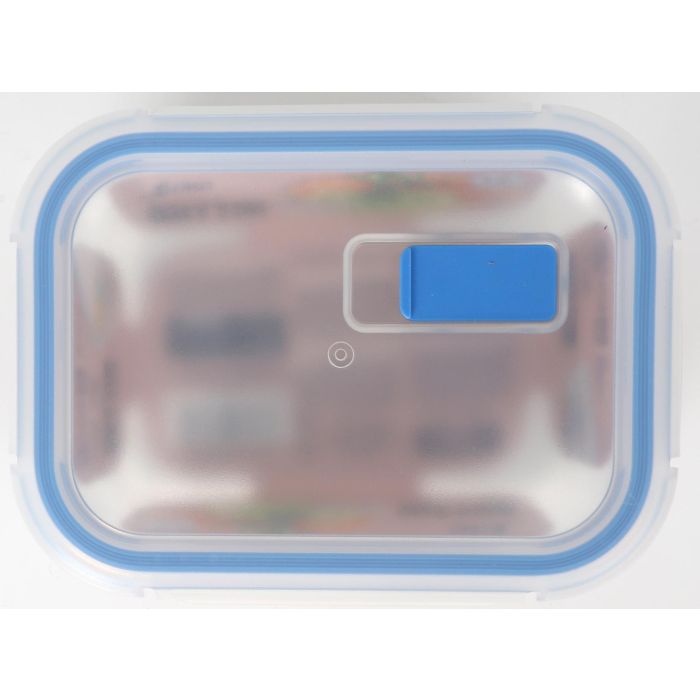 Inde Fiambrera Rectangular con Tapa Hermética 15.3 x 11.5 cm (12 Unidades)