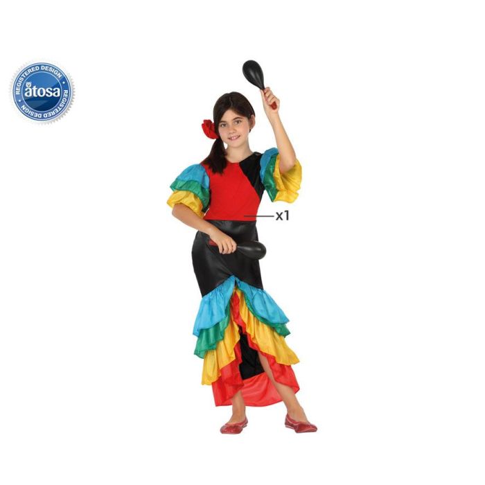 Disfraz Rumbera Niña Infantil 10-12 Años Disfraz Rumbera Niña Infantil 10-12 Años