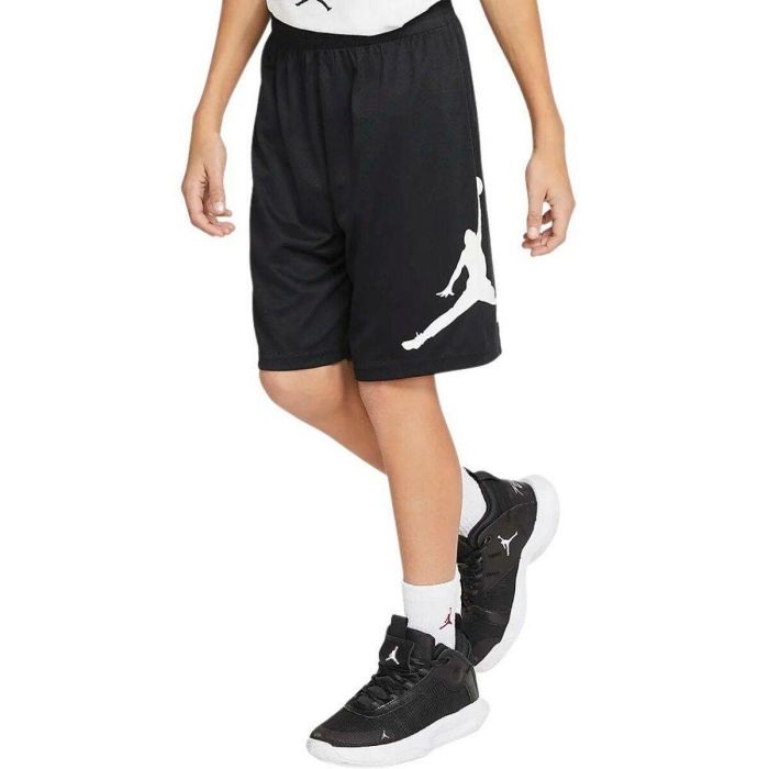 Pantalones Cortos Deportivos para Niños JUMPMAN WRAP Nike MESH 957371 023 Negro 1 Pantalones Cortos Deportivos para Niños JUMPMAN WRAP Nike MESH 957371 023 Negro 1