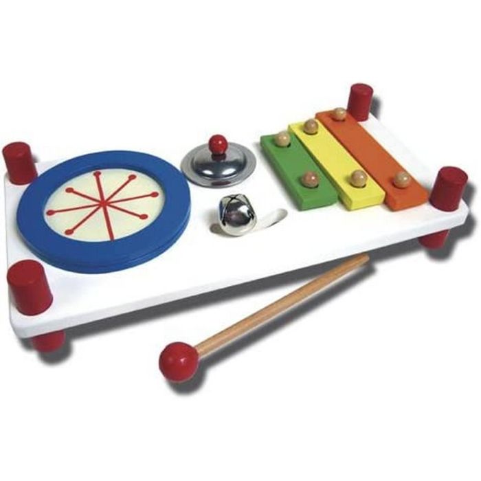 Mesa de percusión musical de madera Mesa de percusión musical de madera