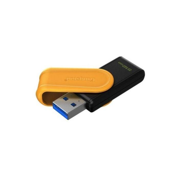 Kingston DTXS/512GB Pendrive DataTraveler Exodia S 512GB Amarillo USB 3.2 Gen 1 Almacenamiento Portátil con Tapón Giratorio 1 Kingston DTXS/512GB Pendrive DataTraveler Exodia S 512GB Amarillo USB 3.2 Gen 1 Almacenamiento Portátil con Tapón Giratorio 1